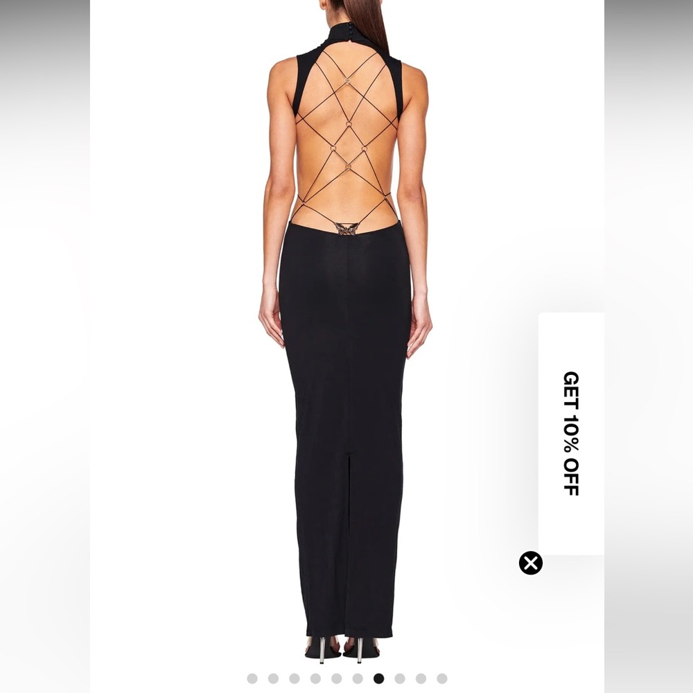 I.AM.GIA Black Cut-Out Maxi Dress